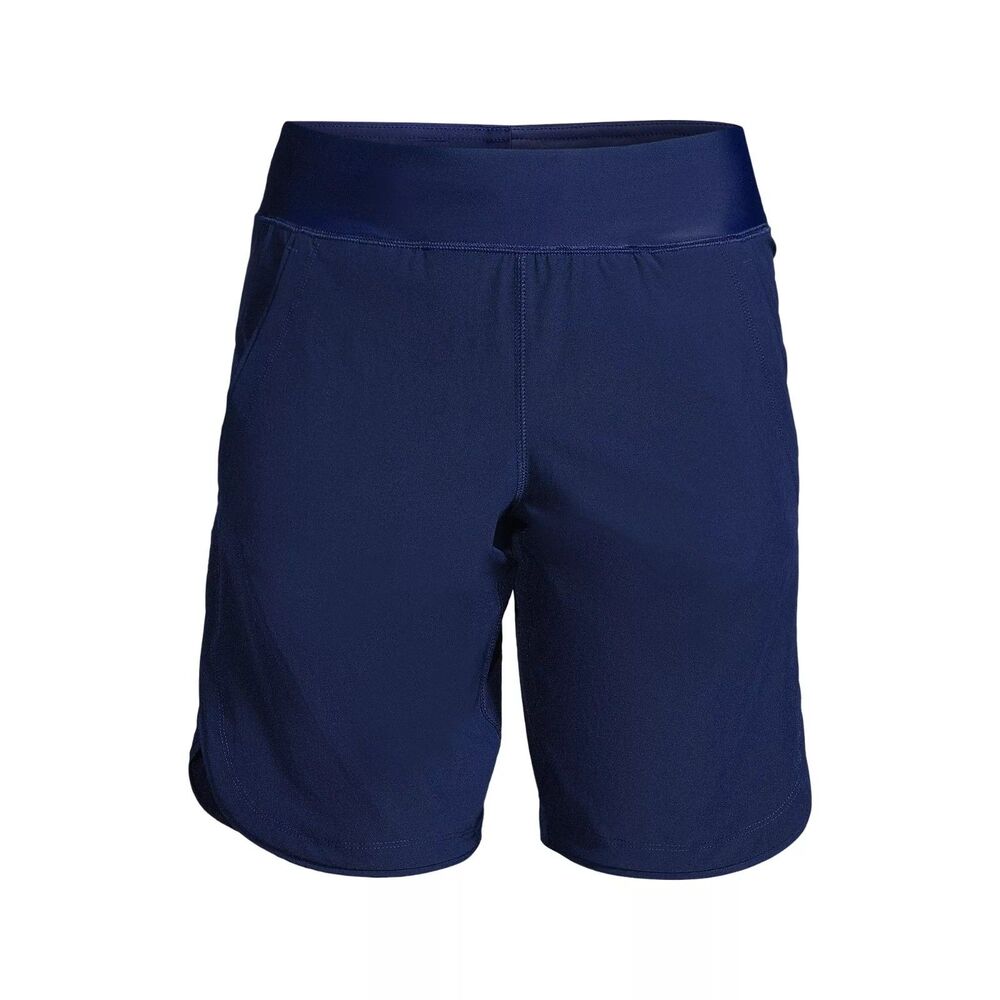 Women's SunShade UPF 50 9" Board Shorts with Panty size 18, Deep Sea Navy